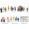 30pcs/60pcs HO Scale Seated Standing People 1:87 Figures Passenger Model Building Kit P8721 3