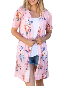 

European And American Streets Hot Sales-Summer Outdoor Cardigan Bikini Cover-up