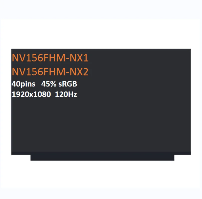 Оригинал 15 6 дюйма NV156FHM-NX1 EDP 40PIN 120 Гц FHD 1920*1080 ЖК-экран игровой ноутбук сменная