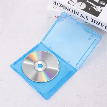 

Foxnovo 6PCS Single Side Transparent DVD Box Portable CD Storage Case CD Package for Home Cinema