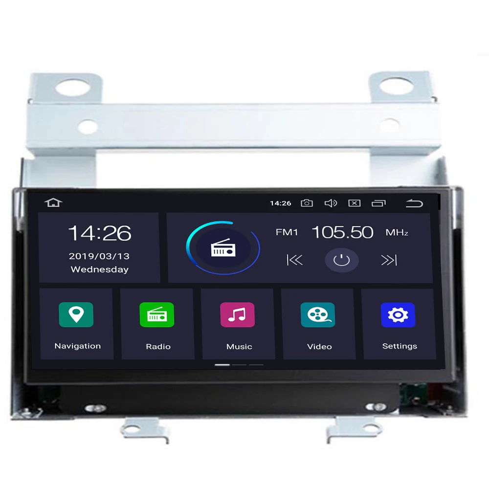Автомобильный мультимедийный dvd-проигрыватель GPS 2 Din IPS DSP 8 ядер 4 Гб + 64 ГБ Android 10