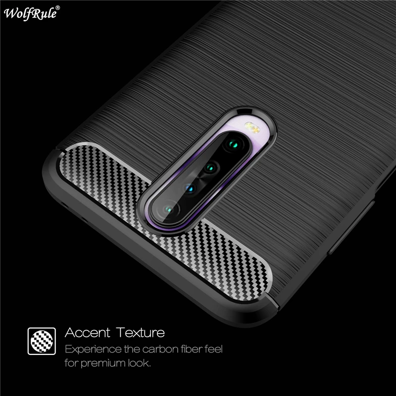 

For Cover Xiaomi Redmi K30 Case Shockproof Bumper Carbon Fiber Soft Armor Case For Xiaomi Redmi K30 Cover Funda Xiaomi Redmi K30