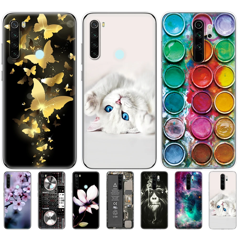 Чехол для xiaomi Redmi Note 8T силиконовый мягкий ТПУ чехол с рисунком 8 global чехлы NOTE PRO