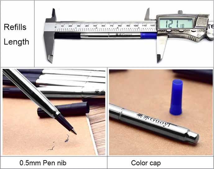 CCCAGYA B007 5 шт./лот Заправка для гелевой ручки узнать офис школы Канцтовары, шариковая ручка и гостиничный бизнес письменных аксессуаров