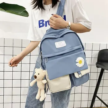 

Women Backpack for Girls Backpacks Luxury Classic Black Retro School Backpacks for Teenagers Mochila Women Rucksack Rucksack