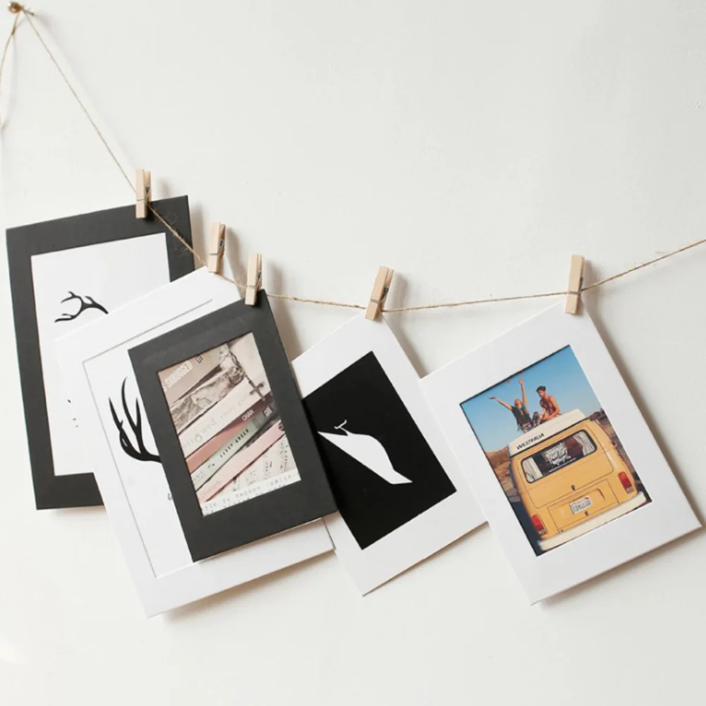 DIY Paper Photo Frames 10PCS for Party Wall Decoration photo frame wood canvas frame wood photo frame wood frame wood picture frame art frames