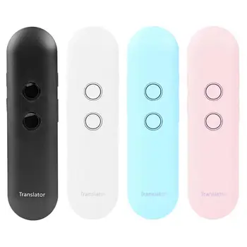 

T4 Portable Translator Smart Voice Bluetooth 42 Multi-Languages Real Time Voice Text Photo Language Travel Translator