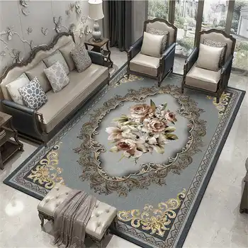 

High Quality Abstract Flower Art Carpet For Living Room Bedroom Anti-slip Floor Mat Fashion Kitchen Carpet Area Rugs