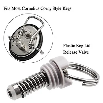 

TTLIFE Beer Fermentation Pressure Relief Valves Pressure Relief Valve - Ball Lock Cornelius Style Homebrew Beer Keg Lid Repair