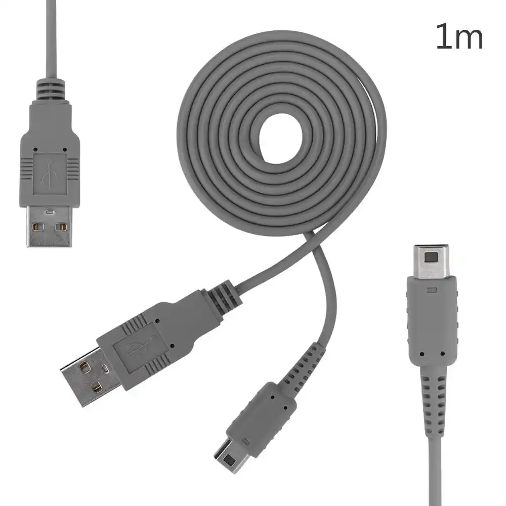 1 M USB Charging Cable Handle Charging Cable Tablet Data Cable Gamepad Usb Cable For Nintendo Wii U Game Controller Gamepad