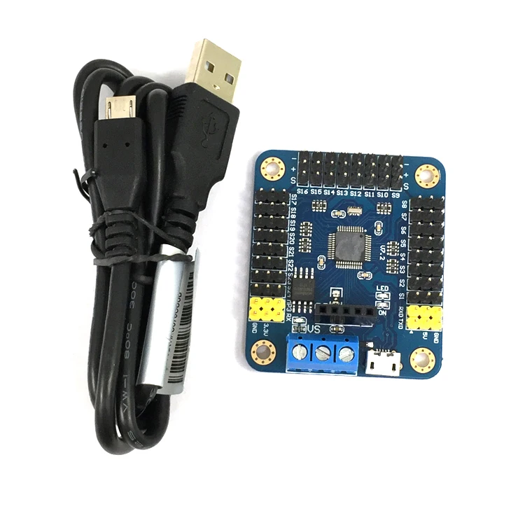 Мини-usb 24 пути сервопривод управления Лер рулевой механизм плата управления рулевой шестерни привод USC-24