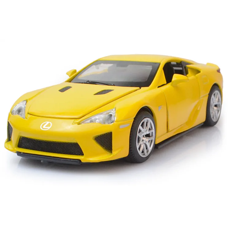 Новинка для Lexus LFA, Супер гоночный автомобиль, модель, игрушечные весы 1:32, модель автомобиля, литой под давлением, автоматический светильник, музыкальная игрушка, автомобиль, детские игрушки для мальчиков