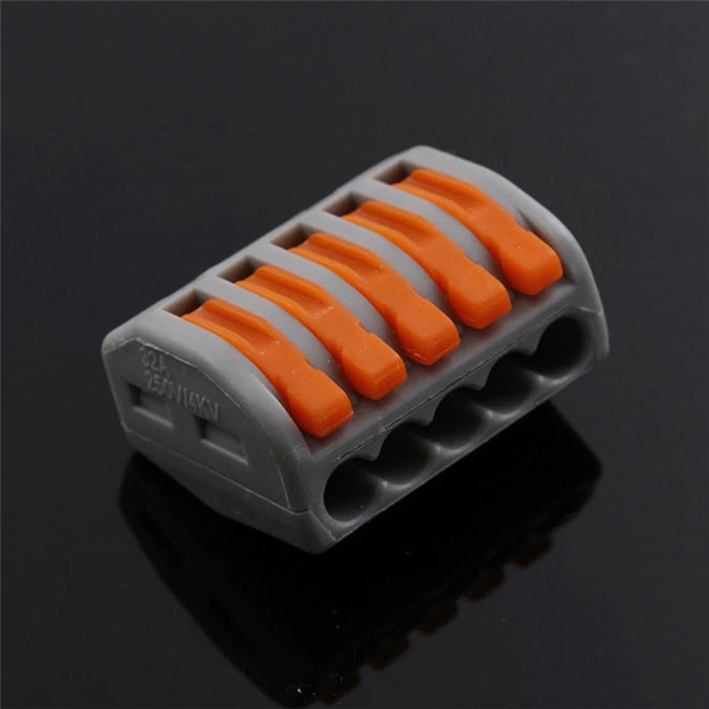 

New 5 pcs Fast Wire Connector terminator Universal Junction Compact Wiring connector terminal PCT-212 2/3/5 Way Electric termin