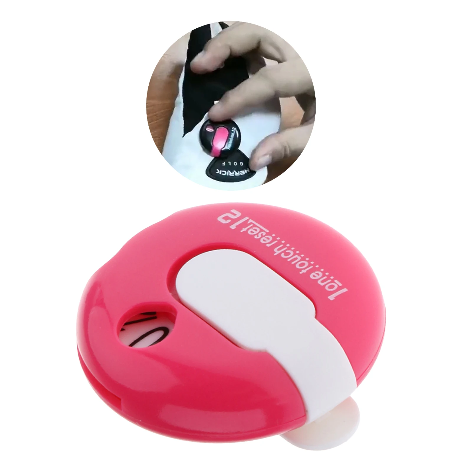 Mini Golf Stroke Counter Clip-on One Touch Reset Scoring Scorekeeper Golfing
