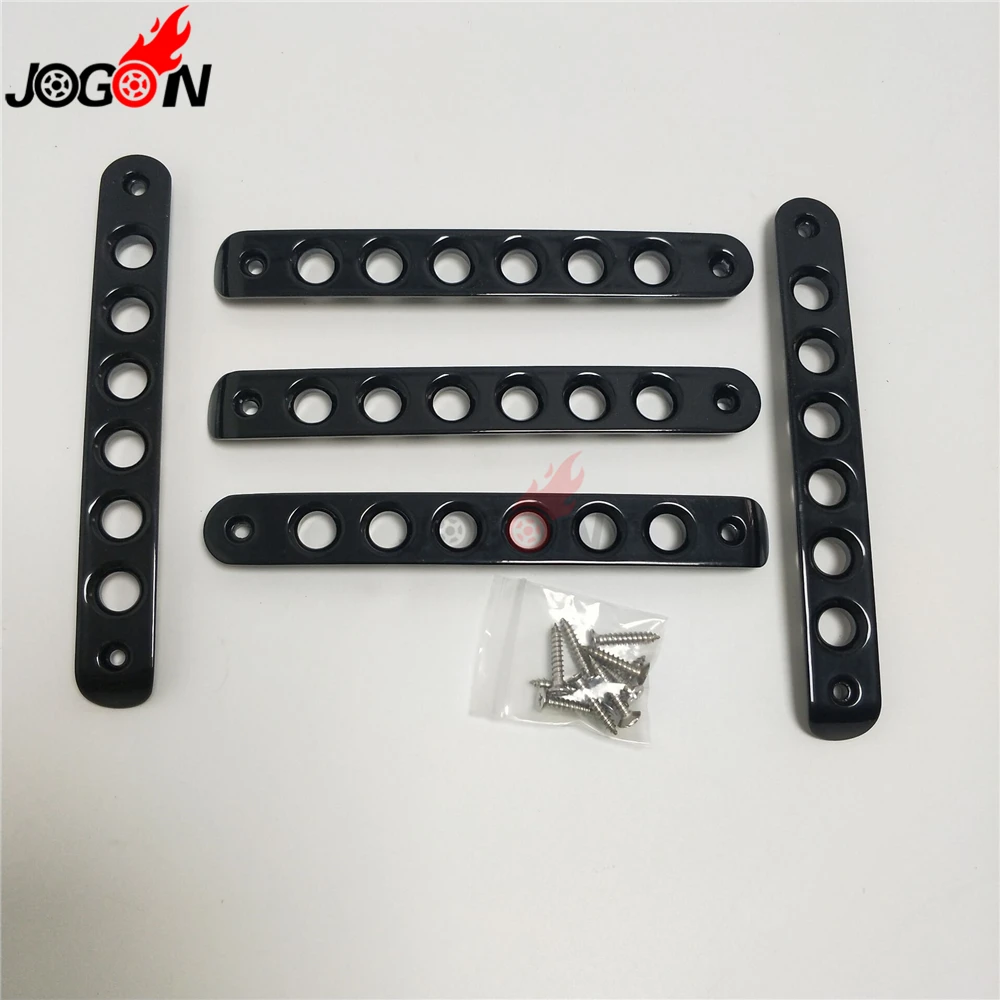 Glossy Black Набор автомобильных аксессуаров для Jeep Wrangler 2011- алюминиевый сплав боковая наружная дверная ручка Накладка Молдинг - Цвет: Glossy Black