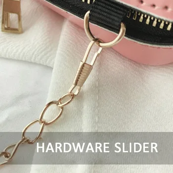 

Women Luggage Bag Soft Shell Square Handbag Shoulder Zipper Chain Square Bag FEA889