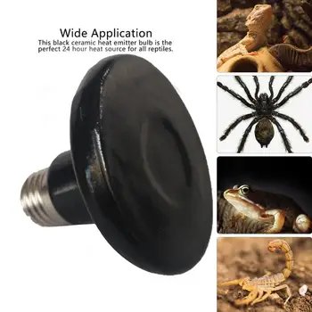 

Newest Mini Reptile Pet Insulation lamp Far Infrared Ceramic Heating Lamp Pet Incubator 220V E27 Heat Lamp Bulb 25W 50W 75W