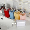 Bathroom Accessories 4Pcs/Set Bathroom Gadgets Soap Dispenser Cup Soap Dish Toothbrush Holder ► Photo 3/6