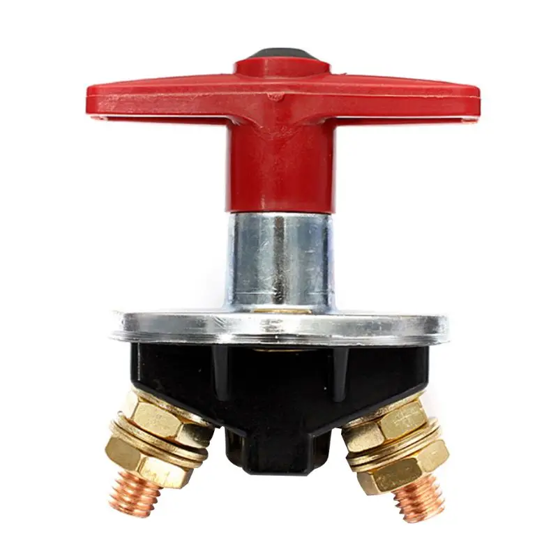 Auto Car Battery Disconnect Safety Kill Cut-off Switch Brass Terminals Cut Off