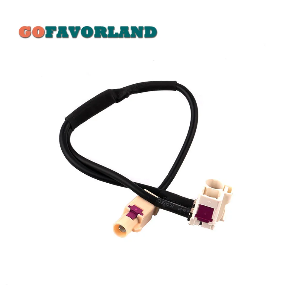 2 в 1 адаптер радиоантенны кабель для VW Golf Jetta 5 6 MK5 MK6 Passat B6 для Skoda OCTAVIA III RNS 510 MFD3 RCD510 RCD310