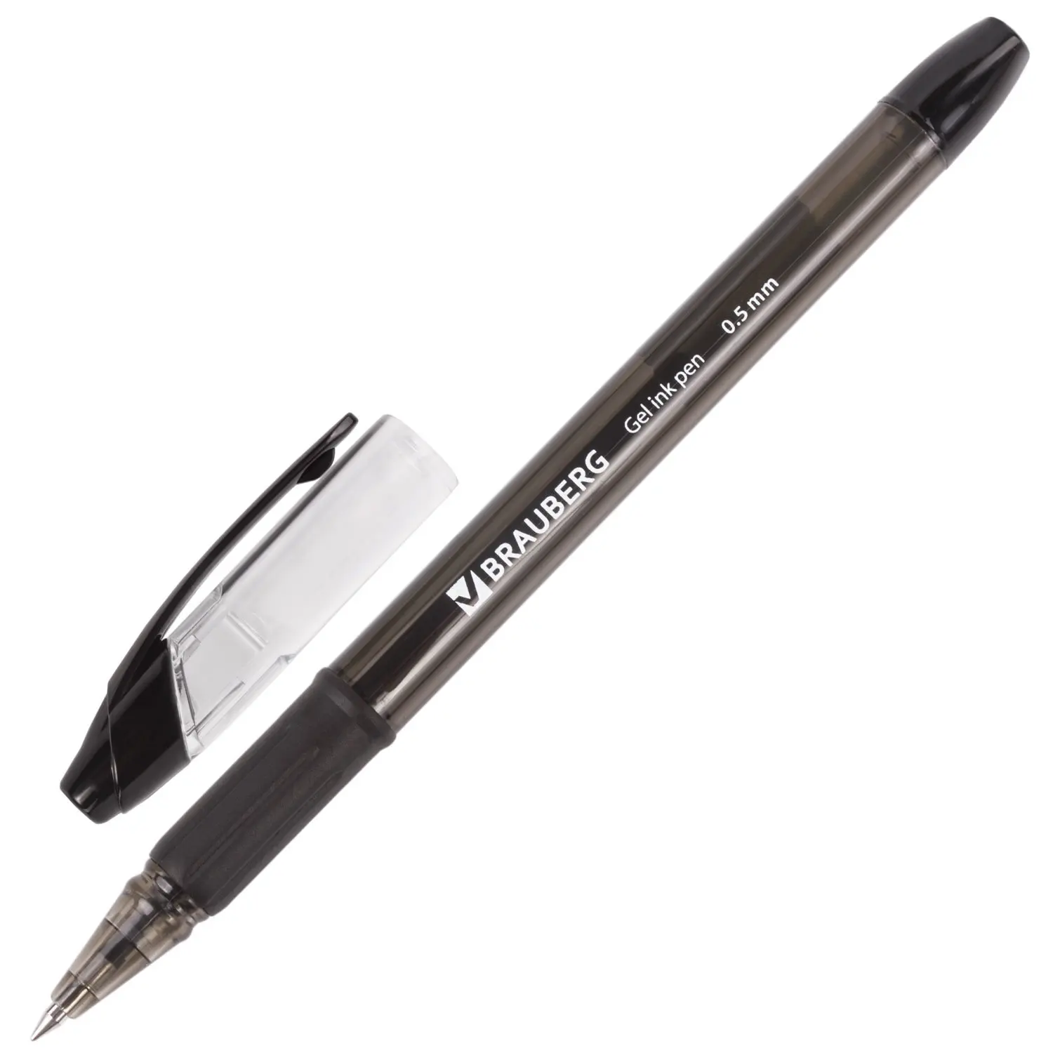 Gelery handle with Merper Brauberg &quotSamurai&quot Black Case Toned Knot 0 5 mm Line letter 0.35 141178 (6 pcs) | Канцтовары для