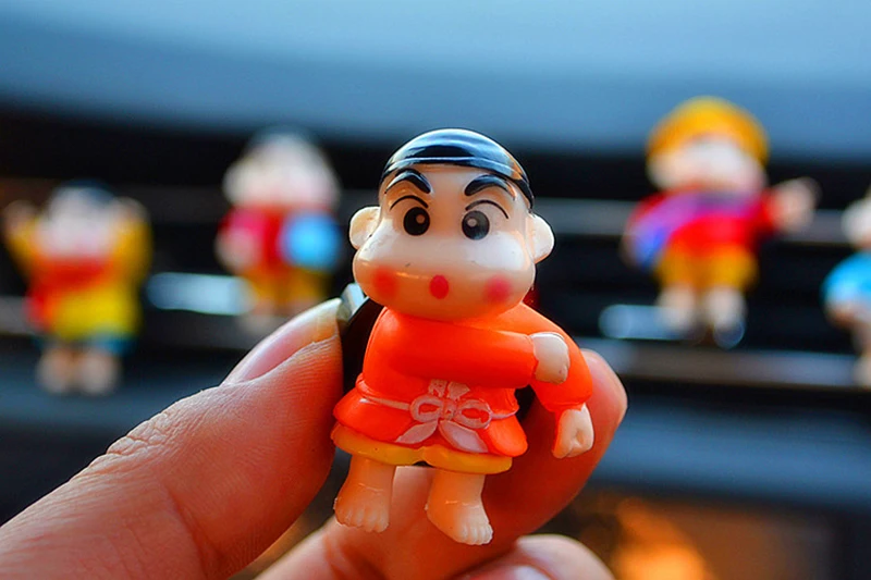 STYLE - C 1 шт., освежитель воздуха для автомобиля с рисунком "Crayon Shinchan", освежитель воздуха с ароматом, кроме запаха, автомобильные аксессуары - Название цвета: STYLE - C
