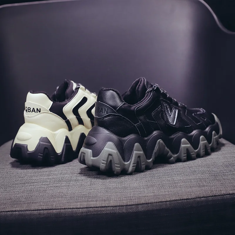 

2019 New Winter Sneakers Women Shoes Fashion Black Dad Sneakers Basket femme Sneakers Women Platform Vintage Chunky Sneakers