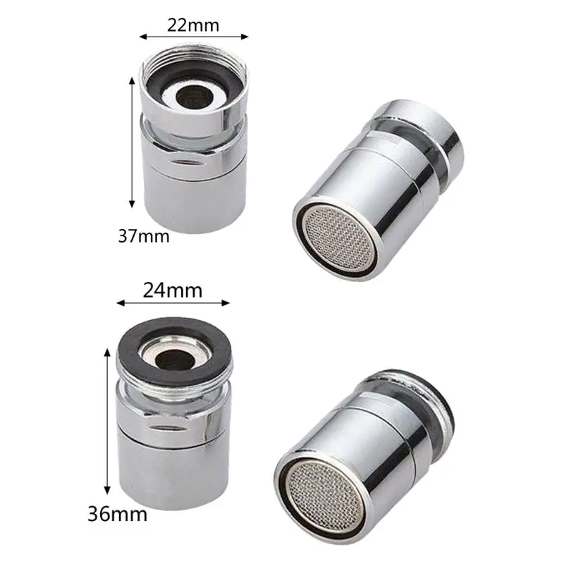 

Brass Water Saving Tap Faucet Aerator Sprayer Attachment with 360-Degree Swivel