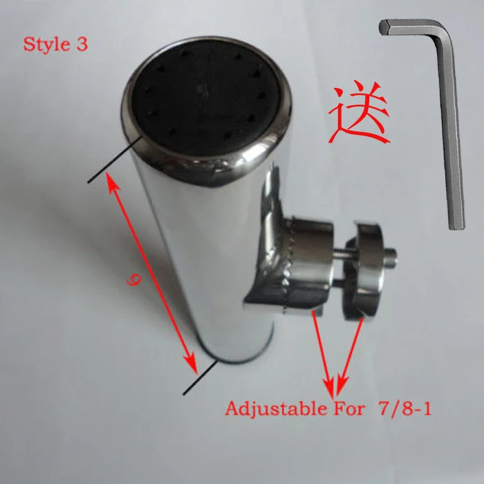 

Stainless steel yacht accessories fishing rod seat marine fishing rod seat fishing boat special ship accessories fishing rod