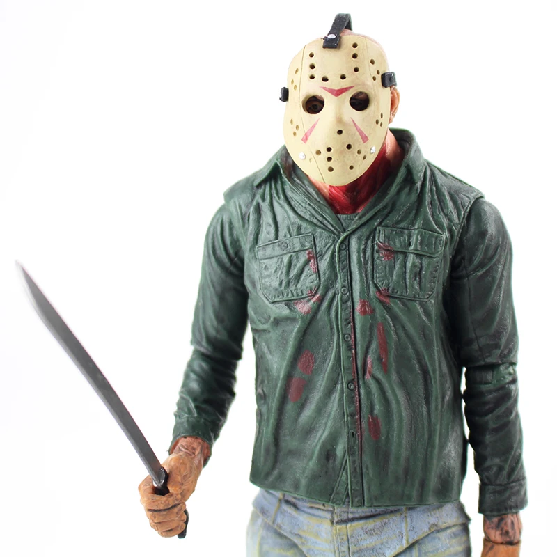 NECA Friday 13 часть 3 3D Джейсон Вурхиз фигурка Коллекционная модель игрушки новое измерение в терроре Джейсон Статуэтка из ПВХ