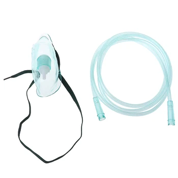 

Disposable Face Mask Shield Nebulizer Conduit Adult Oxygen Mask with Tube