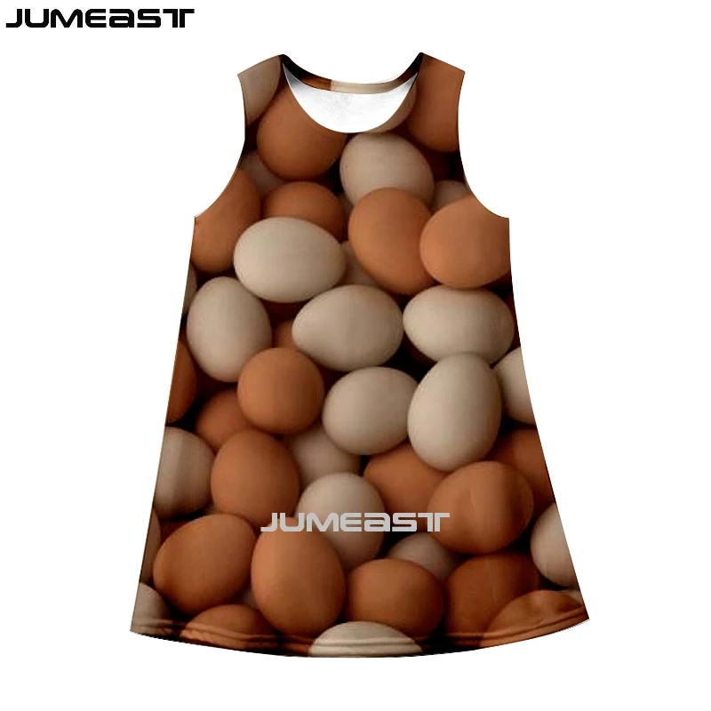 Бренд Jumeast женские платья с 3D принтом летнее модное платье без рукавов ночная