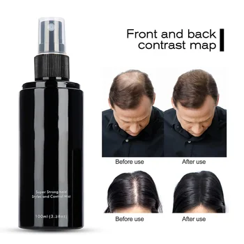 

100ml Hair Applicator Hair Building Fiber Spray Pump Styling Color Powder Extension Thinning Thickening Hair Growth