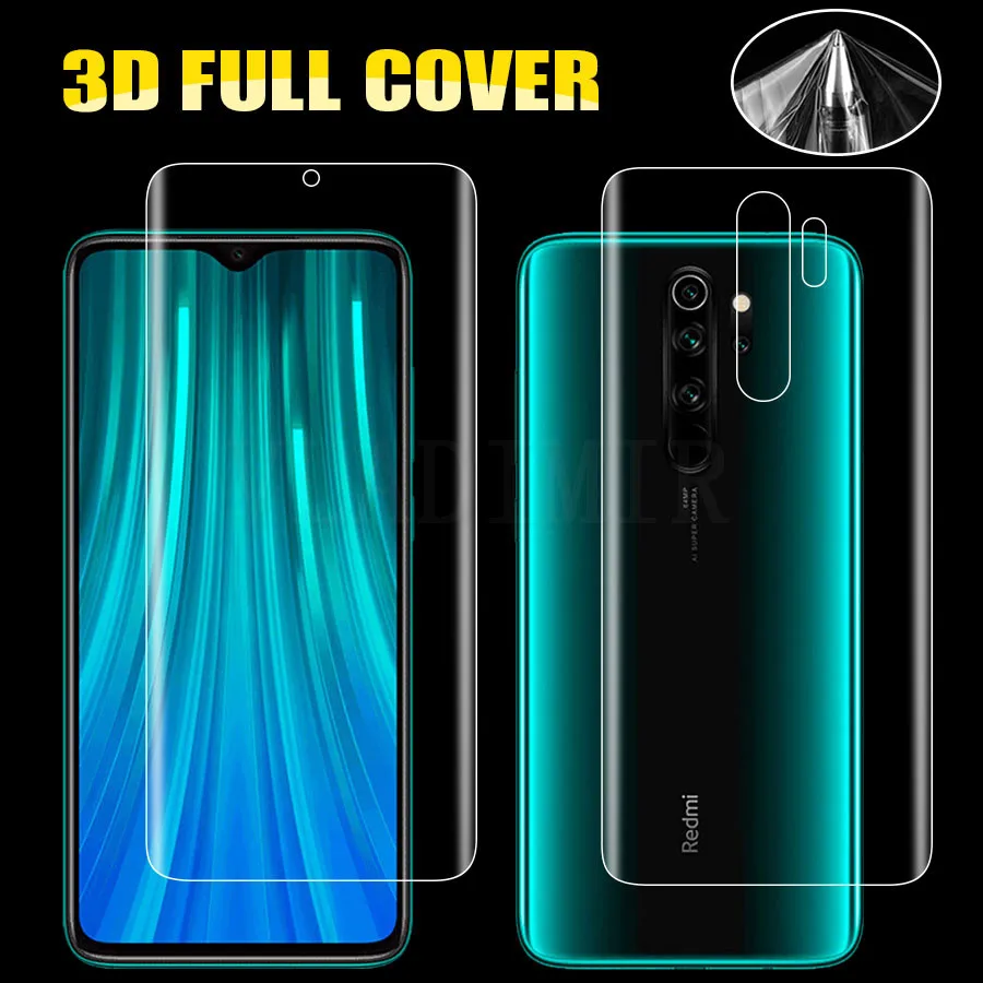 3D Гидрогелевая наклейка силиконовая пленка защитная для экрана Xiaomi Mi 9T Pro A2 lite POCO
