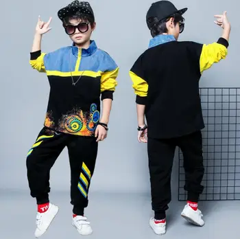 

Spring Kids Boys Clothing Set Autumn Kids Denim Clothes Set 4 6 8 9 10 12 14 16 Years Boys Sports Suit Fashion Children Clothing