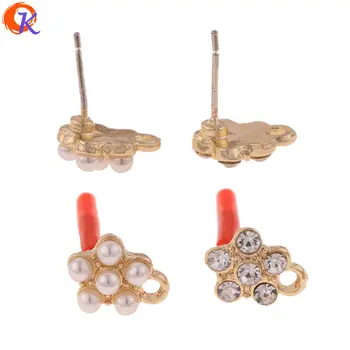 

Cordial Design 100Pcs 9*11MM Jewelry Accessories/Earrings Stud/Imitation Pearl/Jewelry Making/DIY/Hand Made/Earring Findings