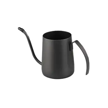 

250ml Fine Water Injection 304 Stainless Steel Ear-hanging Coffee Special Black Painting Pot Long Narrow Spout Kettle