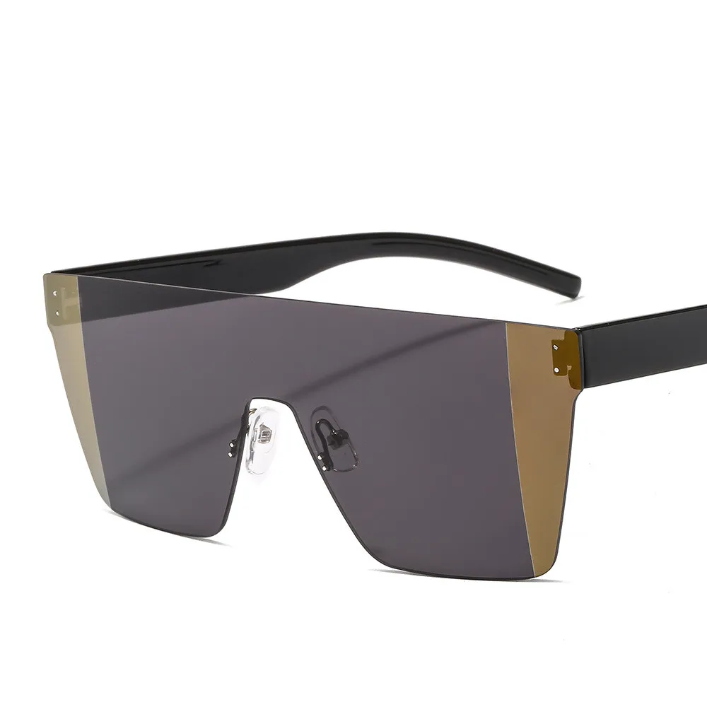 Новые модные дизайнерские солнцезащитные очки, негабаритная коробка, сексуальные крутые женские солнцезащитные очки, классические ретро мужские солнцезащитные очки для вождения на открытом воздухе - Цвет линз: Coffee