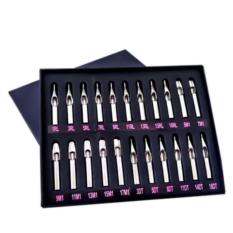 22 шт. наконечники из нержавеющей стали набор наконечников Насадки Набор для игл аксессуары