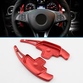 

Car Shift Paddles Auto Aluminium Alloy For Mercedes-Benz 2pcs Accessory Parts