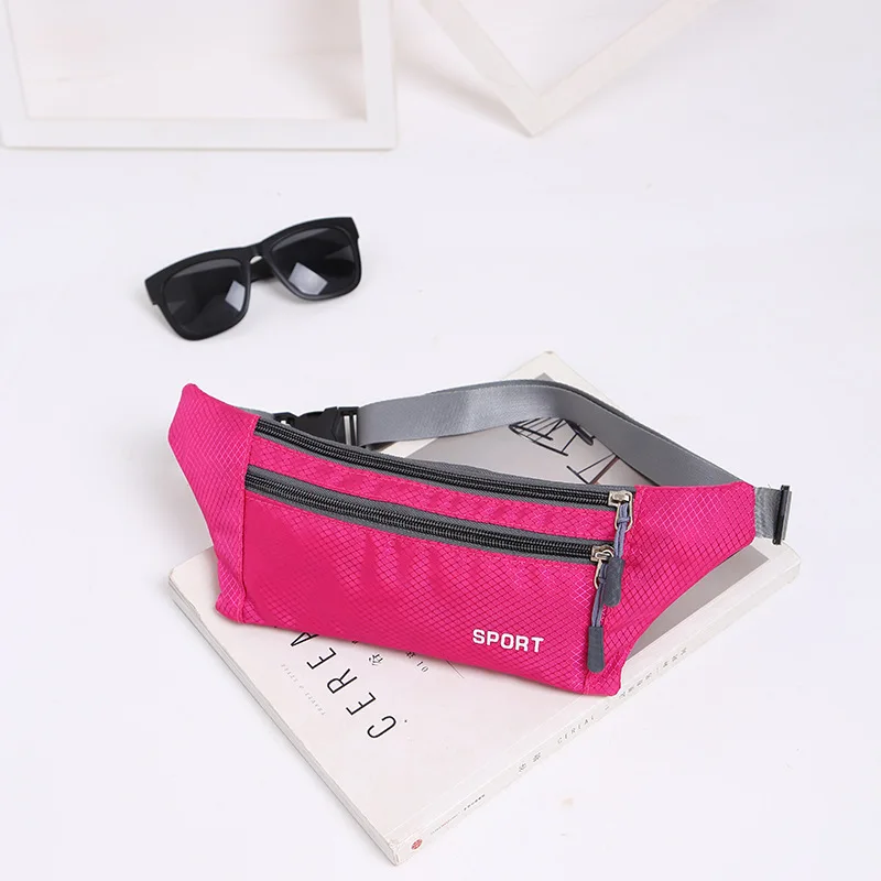 

Bag Wallet Mobile Phone Bag Purse for Both Men And Women Plaid Hidden Body Hugging Sports Waist Pack New Style WOMEN'S Bag Bag