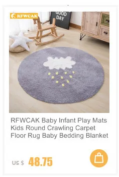 RFWCAK 3D Sea Beach Round Carpet Computer Chair Pad Living Room Mat Kids Room Bedroom Anti-slip Rug Tapete Para Sala Home Decor