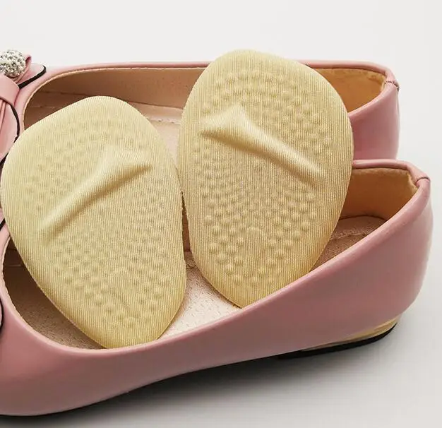 1 Pair Elastic Gel Forefoot Insoles Women Female High Heel Shoes Non-Slip Shoe Pad Orthotic Arch Support Gel Cushion