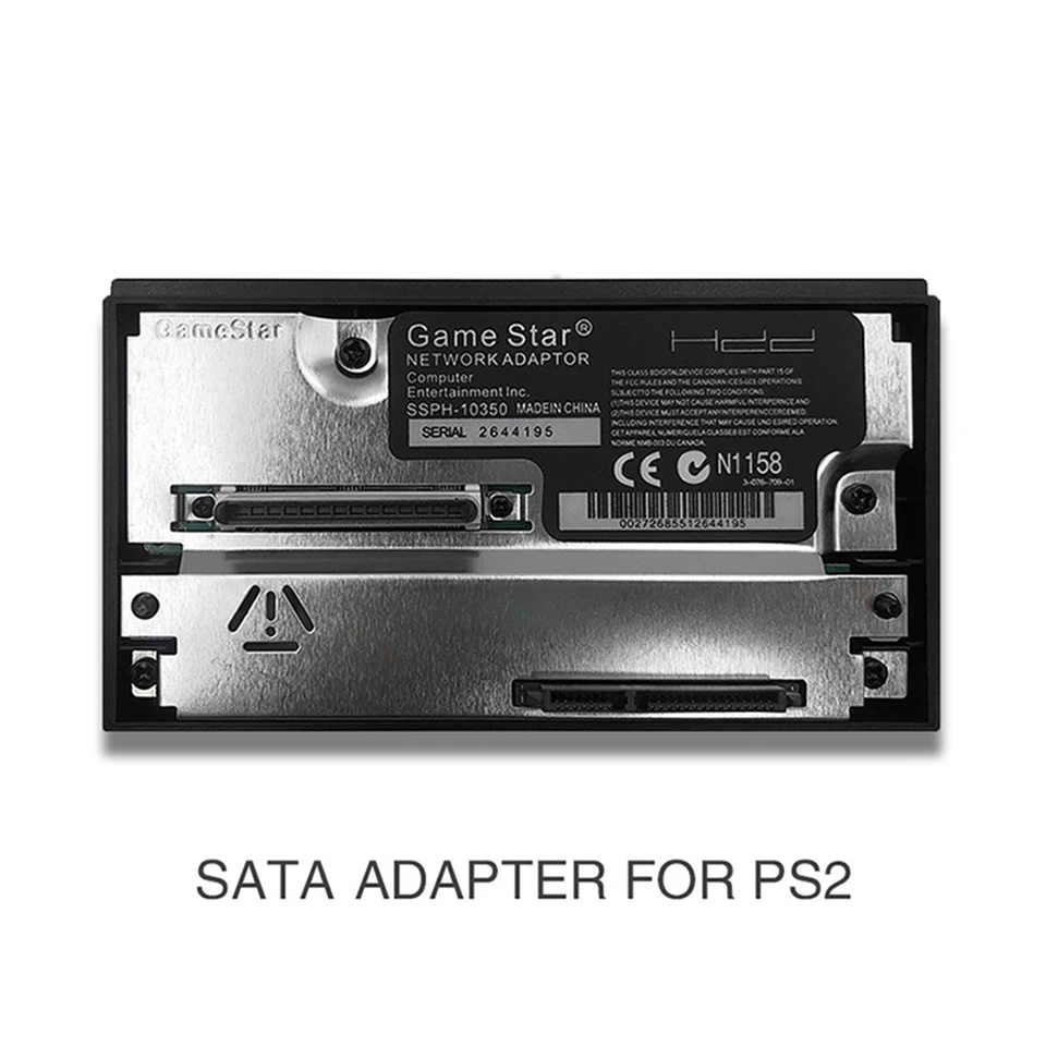PS2 SATA Interface Network Card Adapter with Memory Card