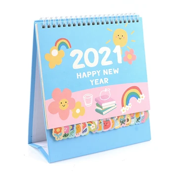 

1Pc Desktop Calendar Daily Schedule Table Planner School Office Supplies 2021 Desk Calendar Office Supplies