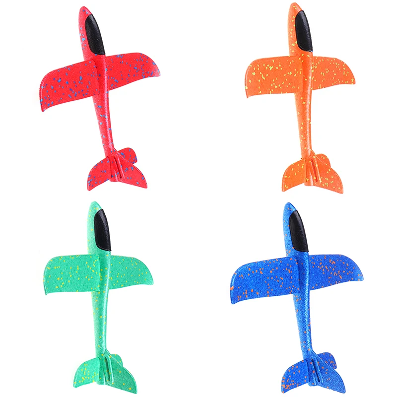 High Quality EPP Foam Hand Throw Airplane Outdoor Launch Glider Plane Kids Gift Toy 37CM Interesting Toys | Игрушки и хобби