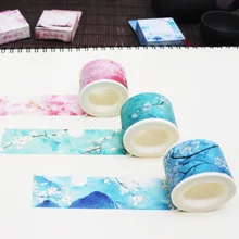 Sui yue fang классный Античный стиль японская бумага тонкая клейкая лента ручка украшение для альбома ленты в рамке клейкая лента