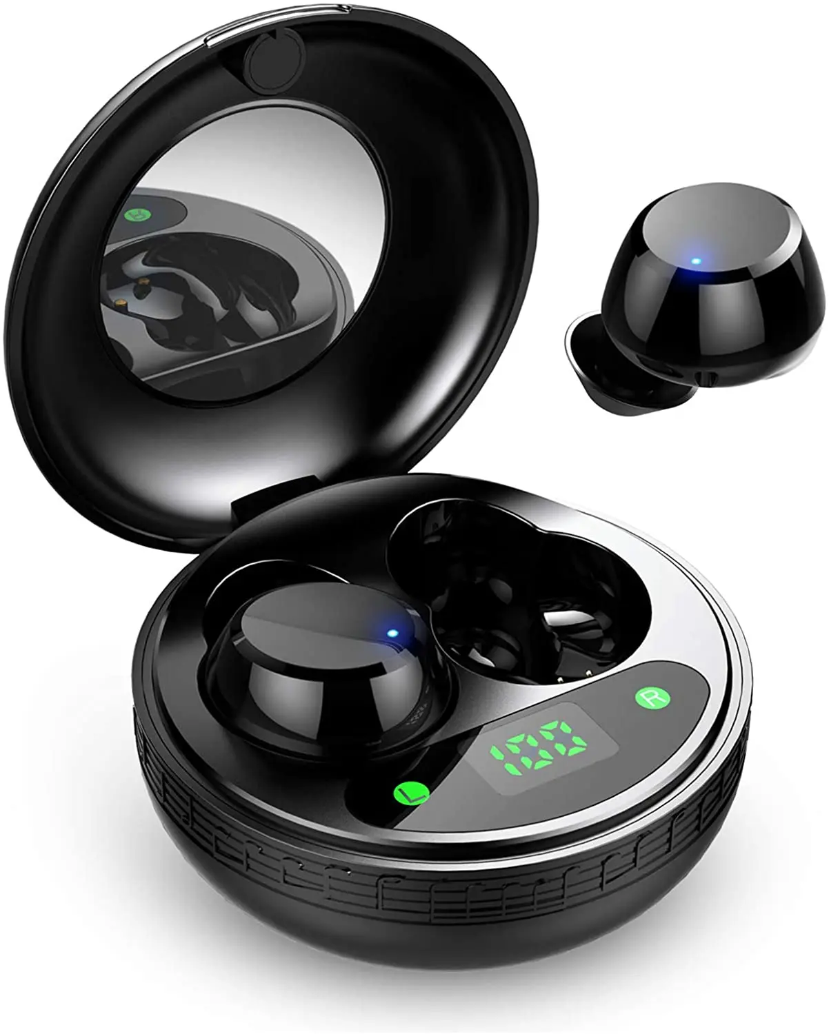 

Headphones TWS Mini In Ear Wireless Earphones IP7 Waterproof Bluetooth 5.0 Wireless Earbuds HD Stereo Headset