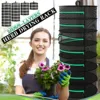 2-8 Layer Drying Net for Herb Flower Plant Dry Rack Hanging Basket, Vegetable Bud Herb Dryer Net Folding Plant Dry Mesh Organize 1