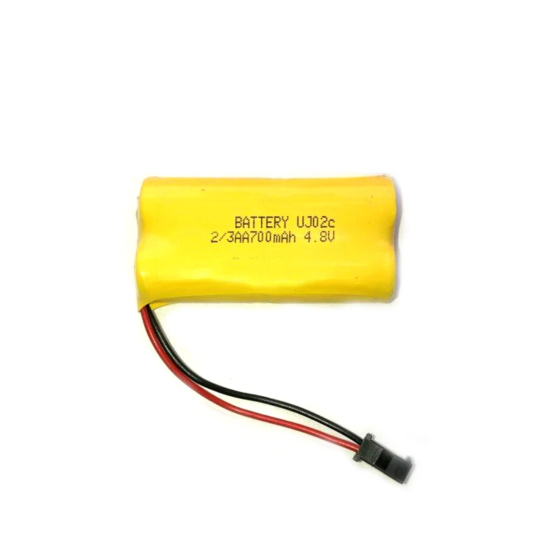 10 упак./лот MasterFire 4,8 V 700 мА/ч, 2/3AA NI-CD Батарея робот-трансформер транспортное средство с дистанционным управлением Перезаряжаемые батареи с разъем